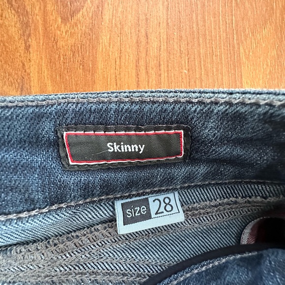 Sportmax Code Skinny Jeans Perfect Fit In Dark Denim Size 28 - Picture 5 of 10